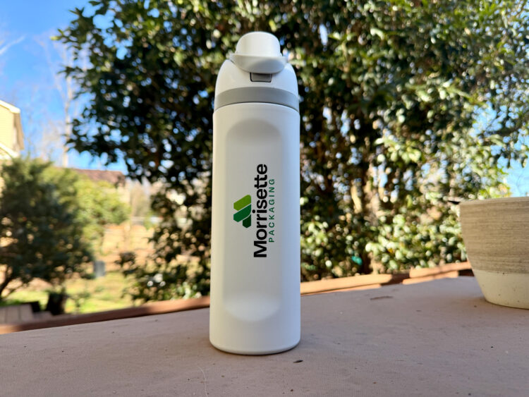 Insulated 24oz Stainless Steel Water Bottle with Straw